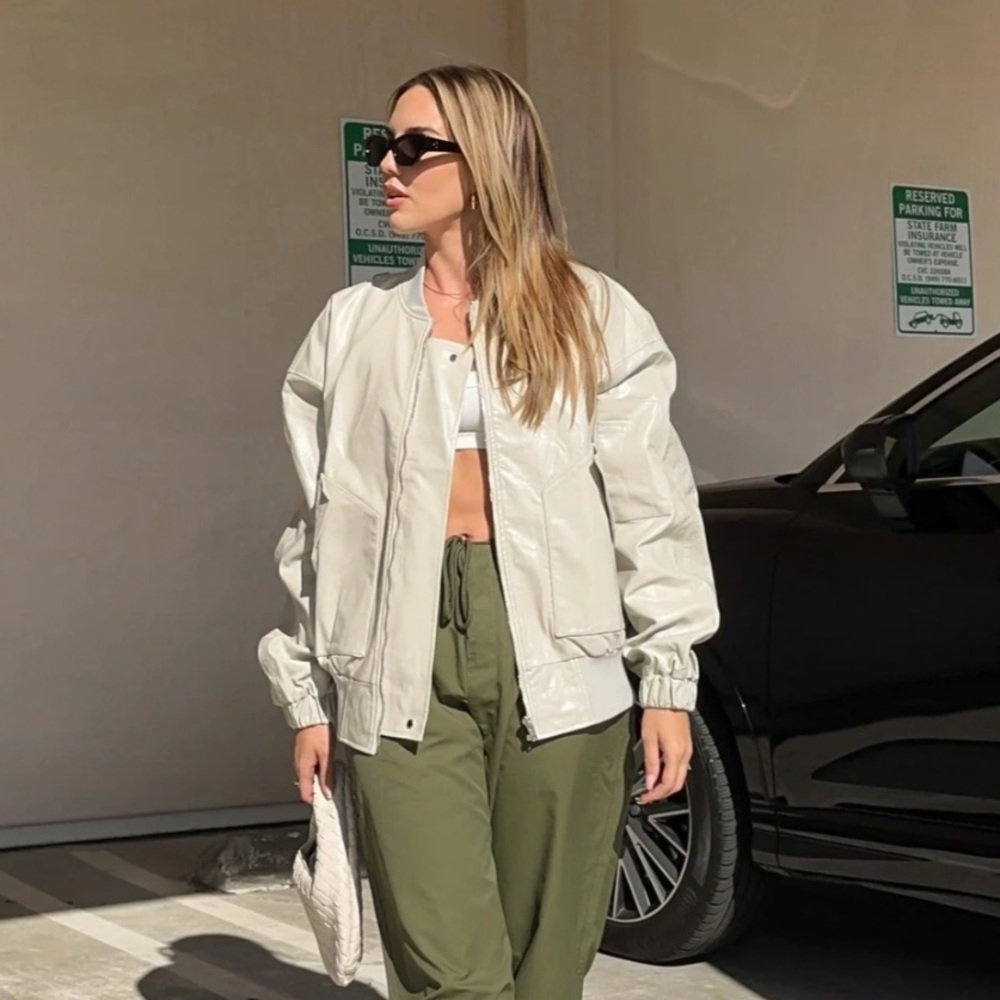 Test Drive Leather Bomber Jacket